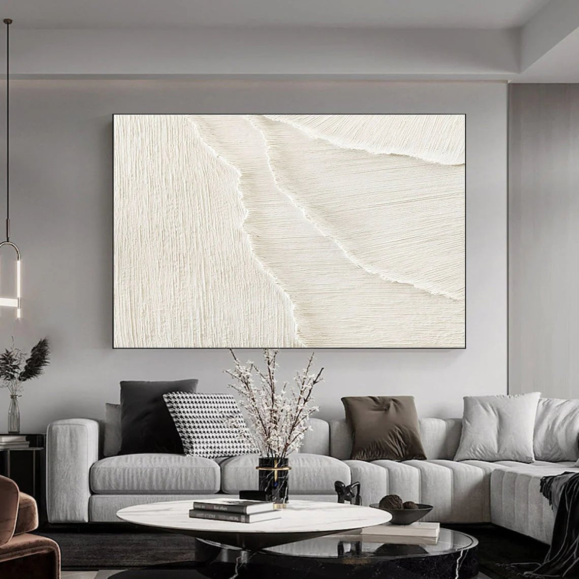 Minimalist Textured Wall Art MT724 - Tactile Atelier