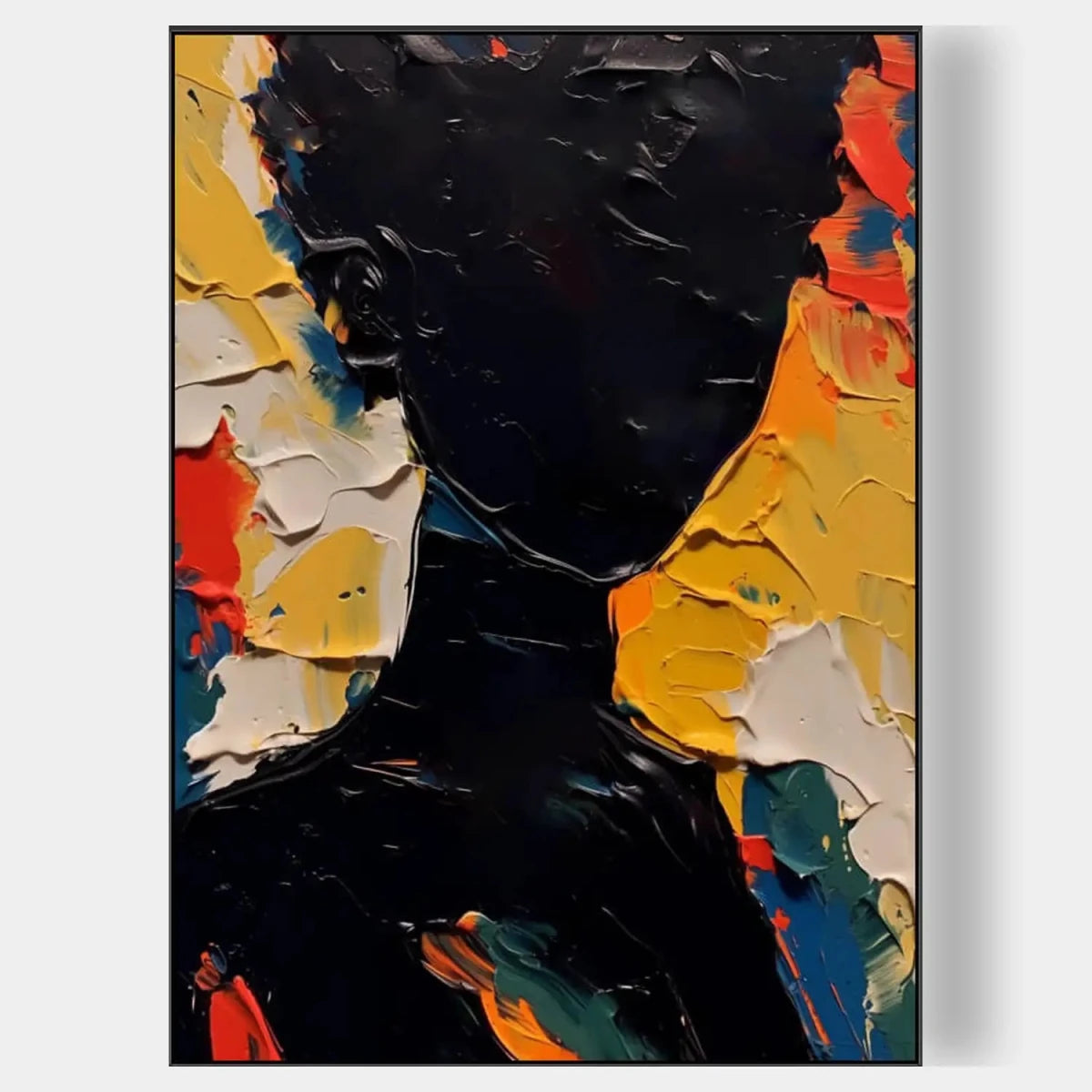 Modern Abstract Portrait Wall Art MT853 - Tactile Atelier