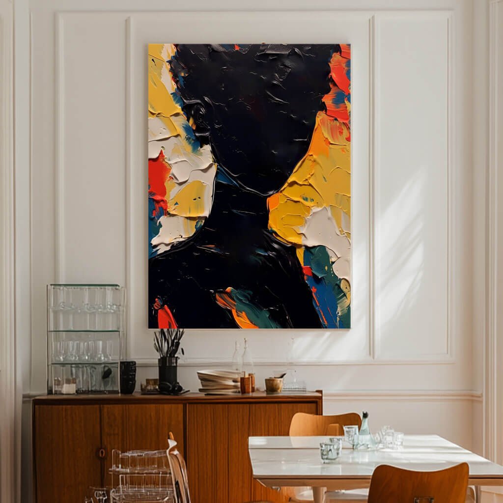 Modern Abstract Portrait Wall Art MT853 - Tactile Atelier