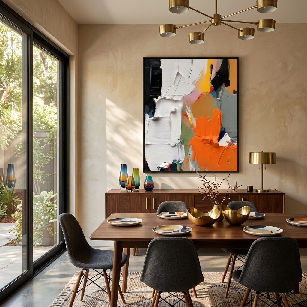Modern Impasto Abstract Wall Art MT058 - Tactile Atelier