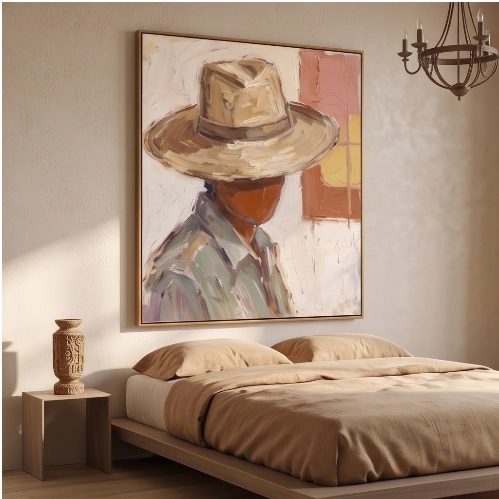 Modern Western Portrait Wall Art TO360 - Tactile Atelier
