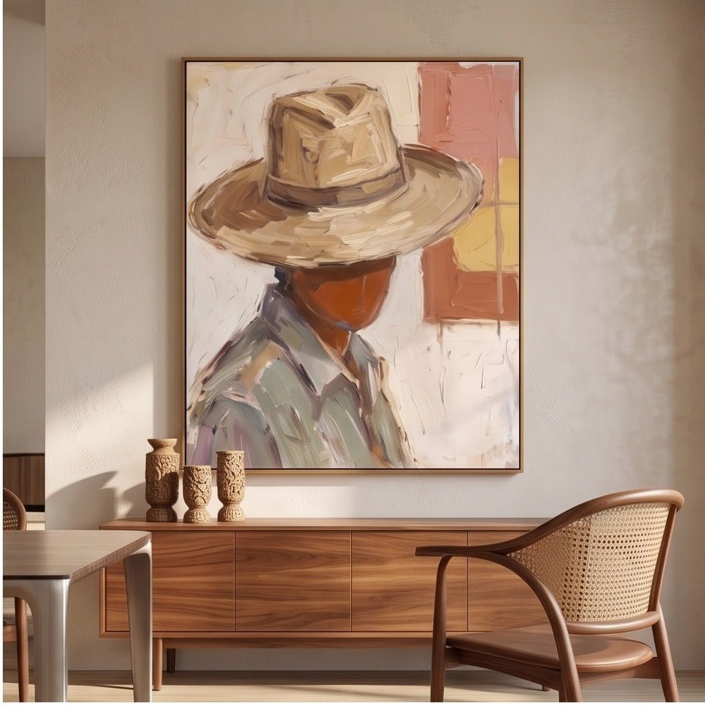 Modern Western Portrait Wall Art TO360 - Tactile Atelier