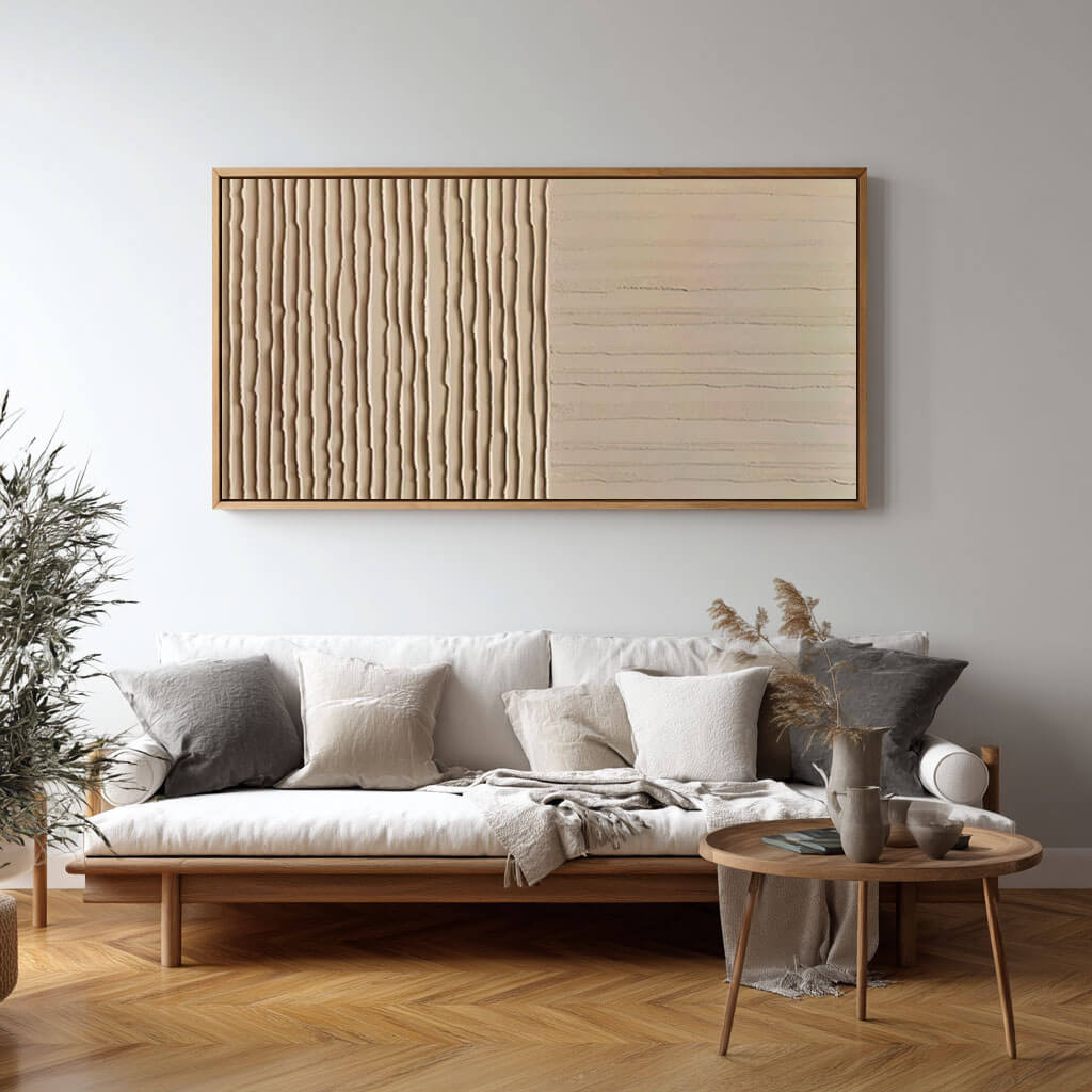 Neutral Abstract Wall Art MT254 - Tactile Atelier