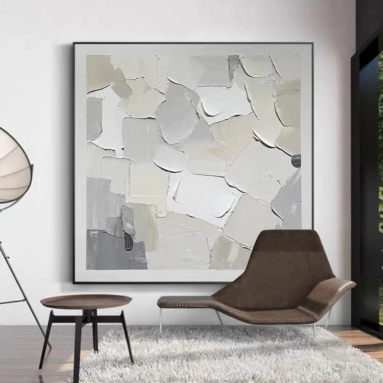 Neutral Abstract Wall Art MT324 - Tactile Atelier