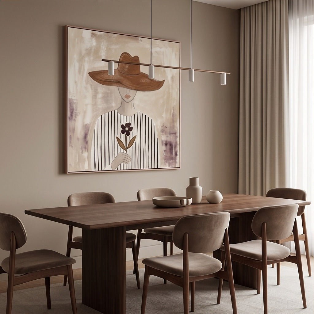 Neutral Figurative Woman Wall Art #TO093 - Tactile Atelier
