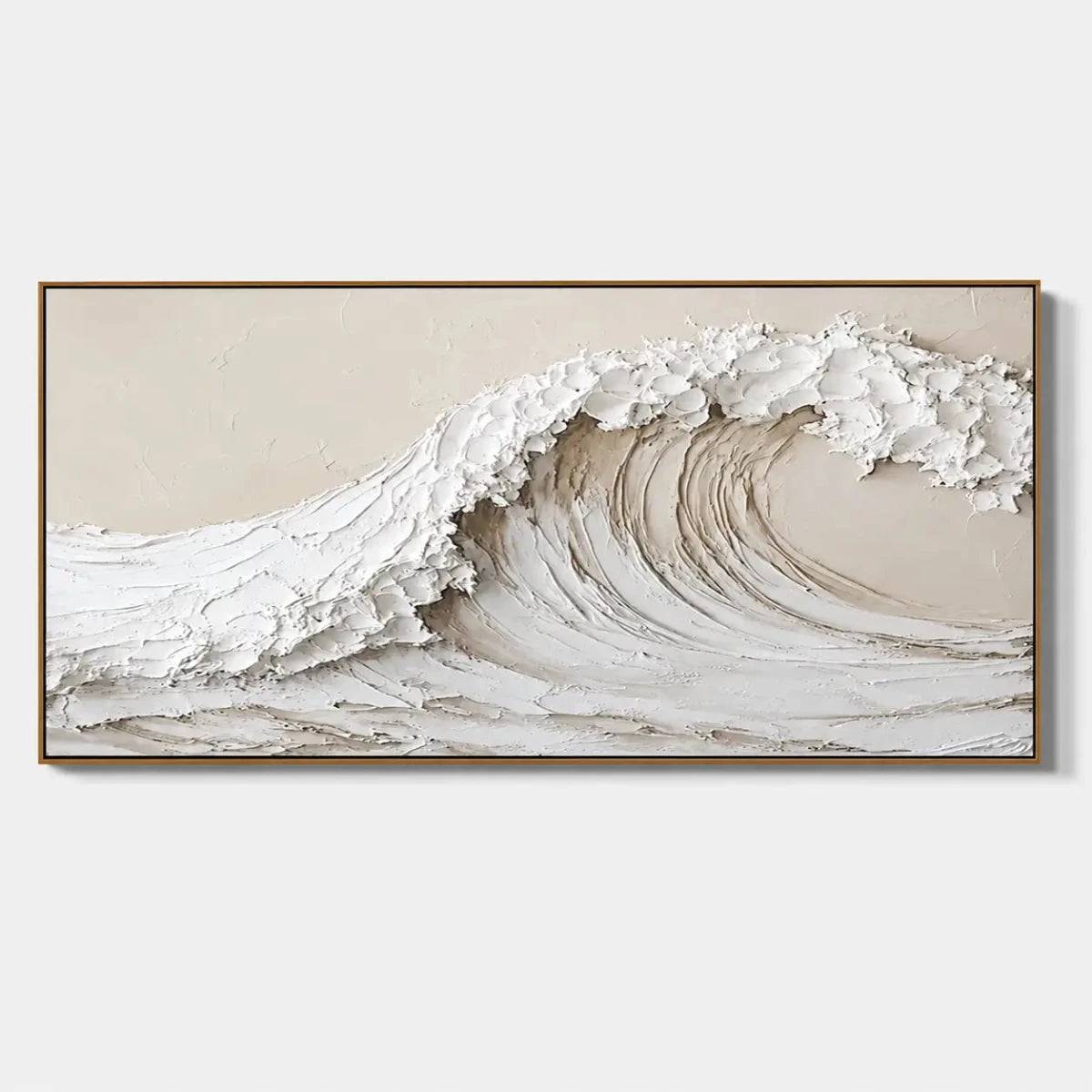 Neutral Seascape Wall Art 258 - Tactile Atelier