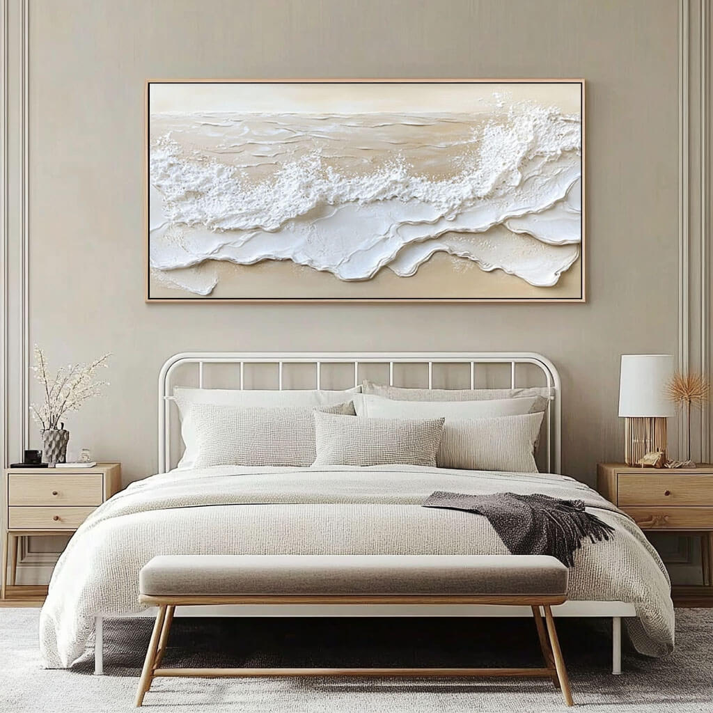 Neutral Seascape Wall Art MT226 - Tactile Atelier