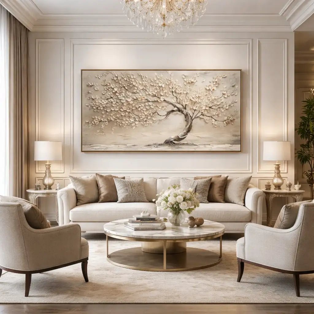 Neutral Textured Wall Art MT307 - Tactile Atelier