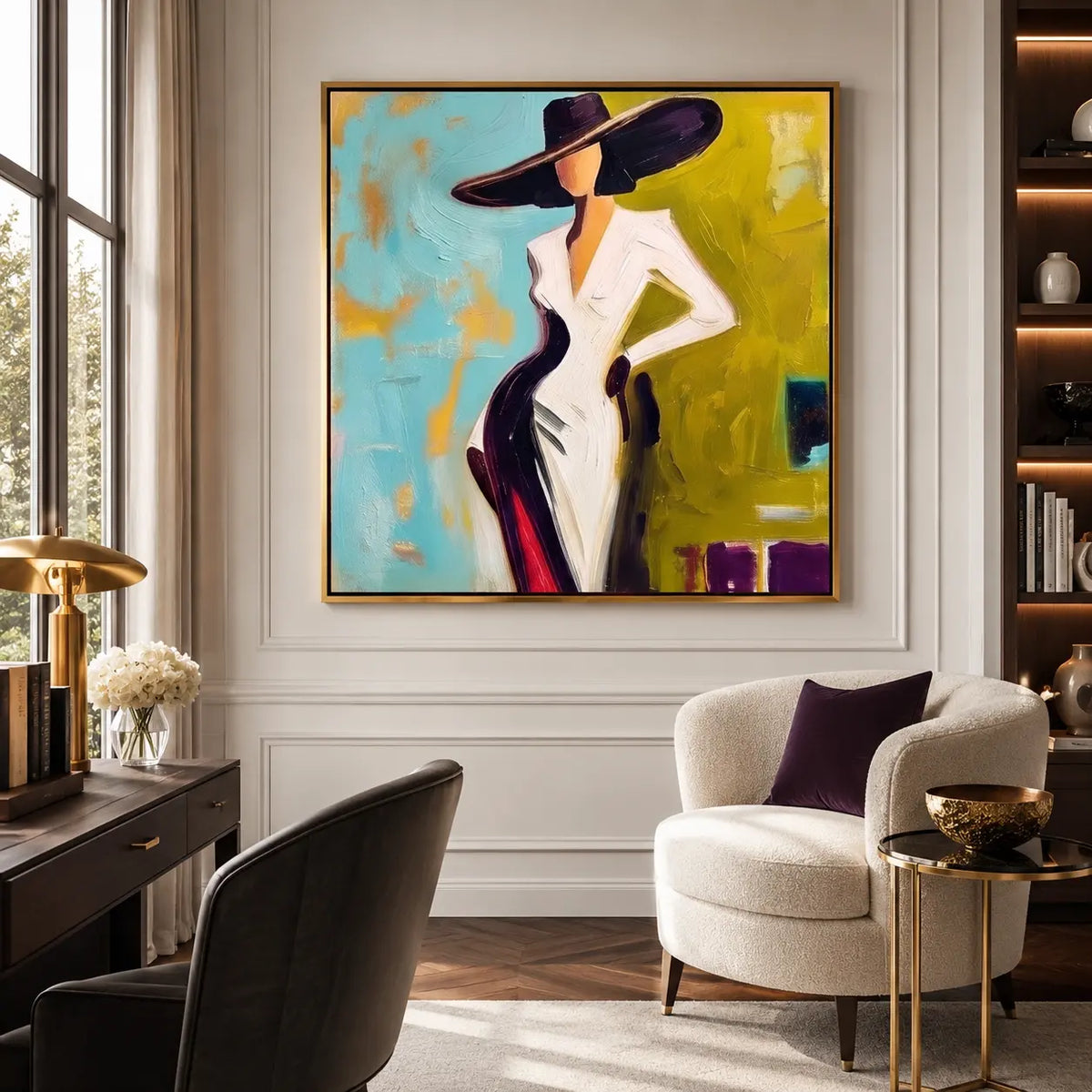 Abstract Woman Wall Art #TO221