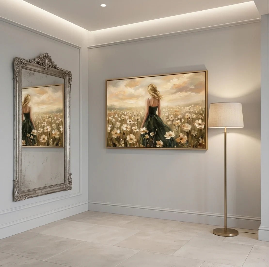 Romantic Figurative Wall Art MC126 - Tactile Atelier