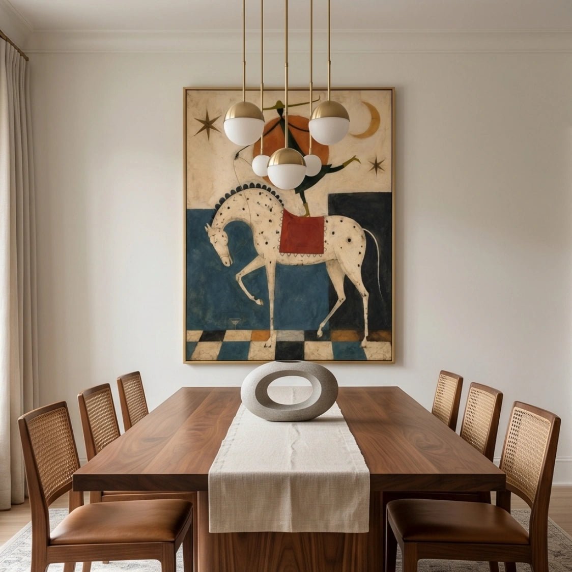 Surreal Horse & Acrobat Wall Art MT023 - Tactile Atelier
