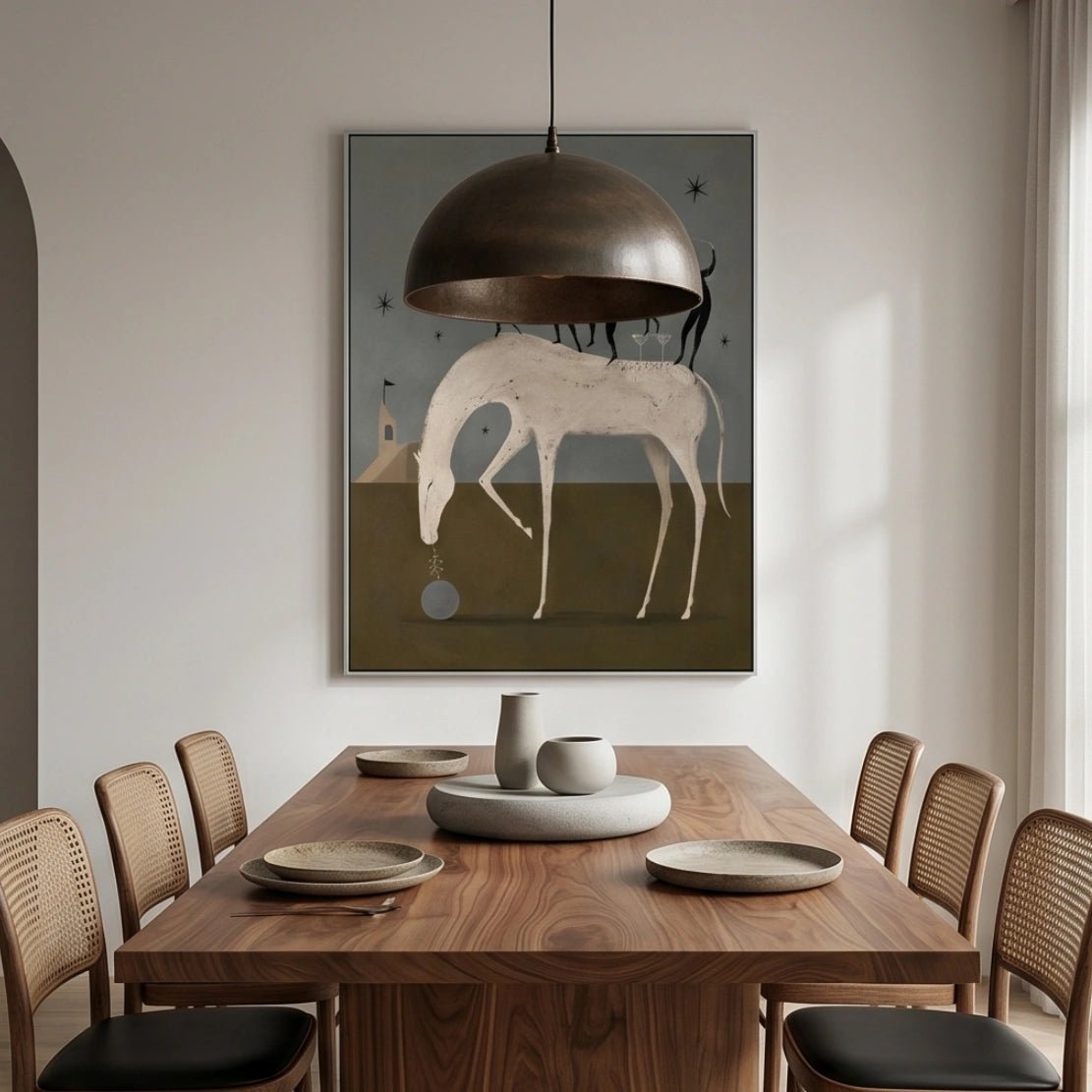Surreal Horse Celebration Wall Art MT026 - Tactile Atelier