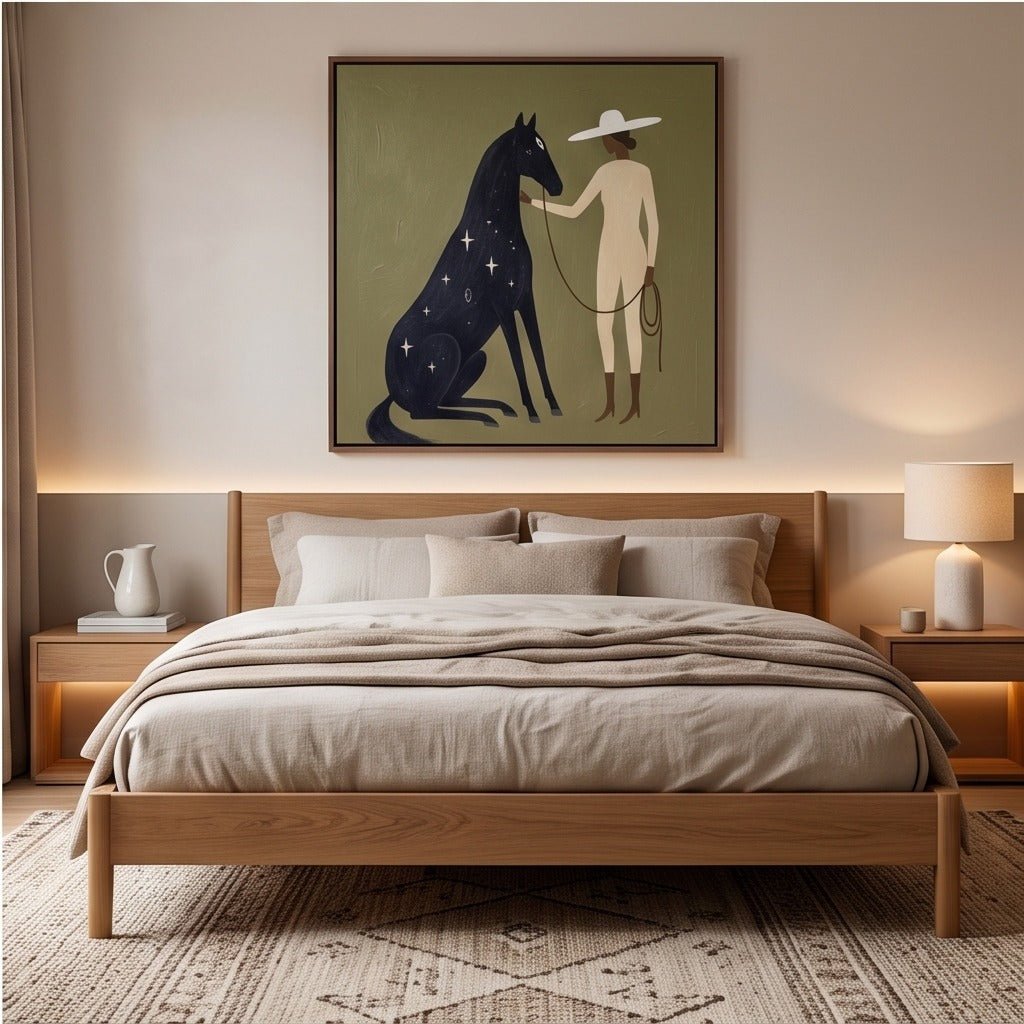 Surreal Horse & Rider Wall Art TO487 - Tactile Atelier