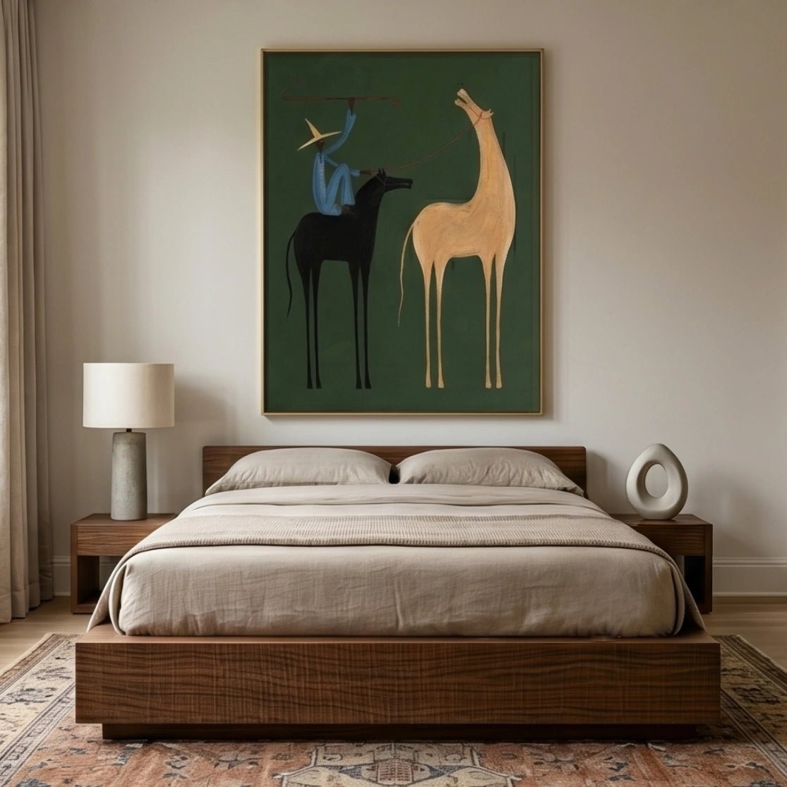 Surreal Rider & Horse Wall Art MT032 - Tactile Atelier