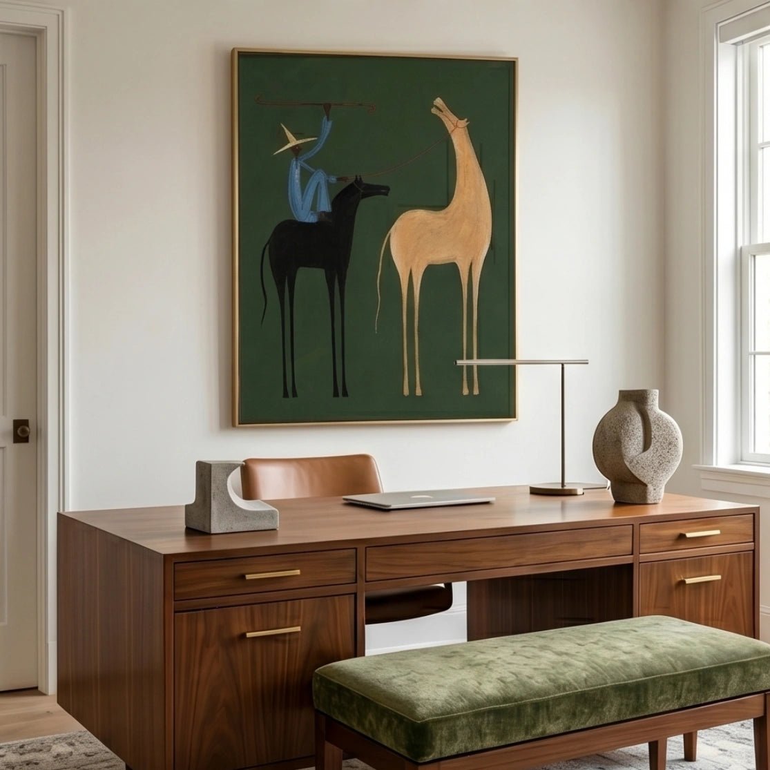 Surreal Rider & Horse Wall Art MT032 - Tactile Atelier