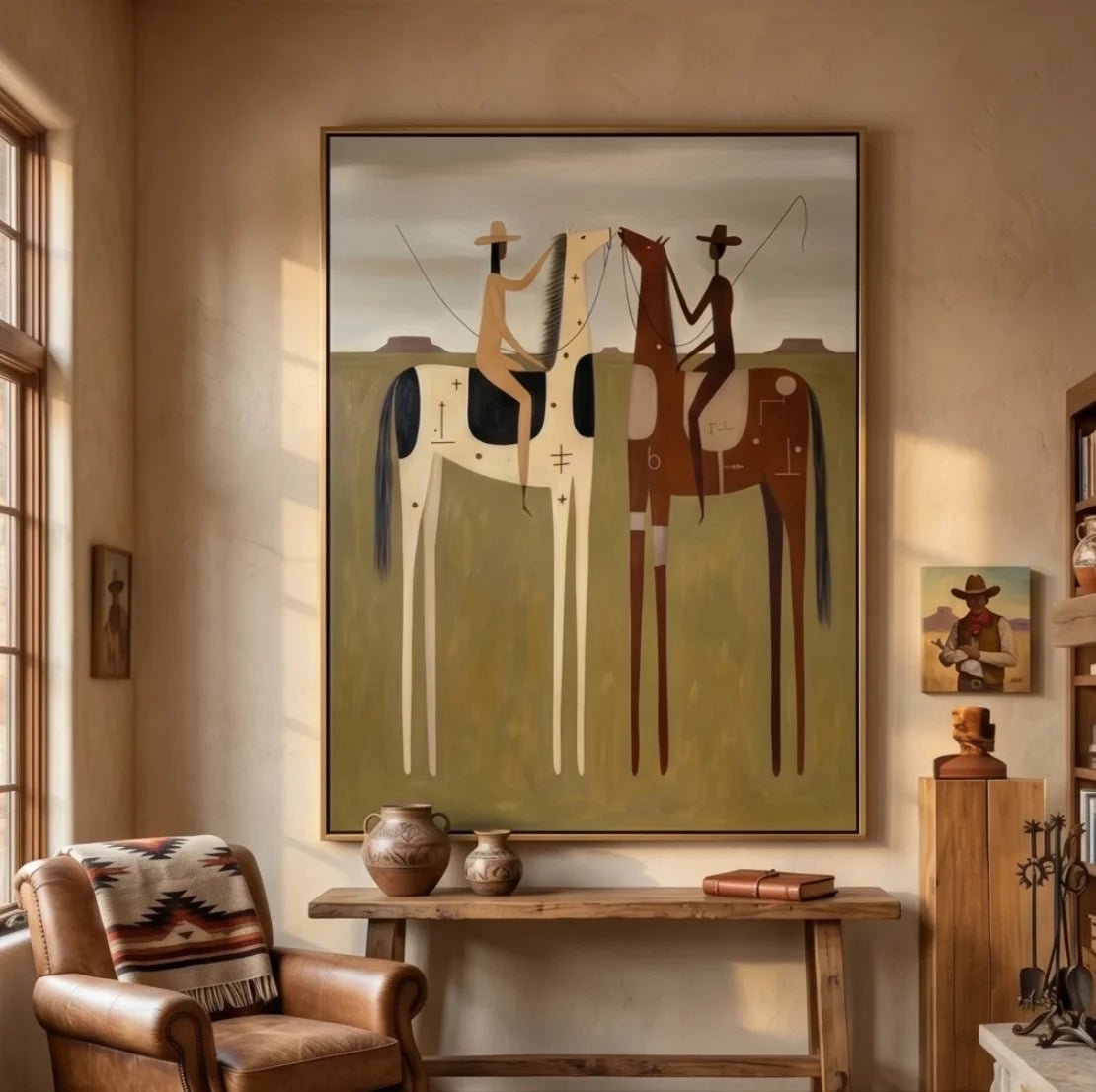 Surreal Western Wall Art MC548 - Tactile Atelier