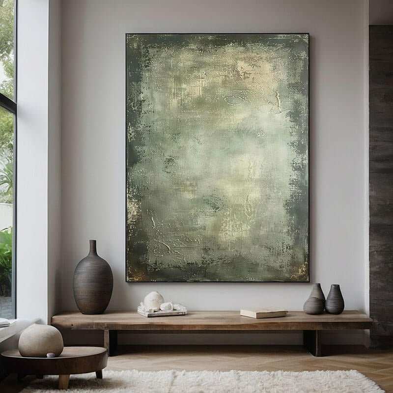 Textured Abstract Landscape Wall Art MT136 - Tactile Atelier