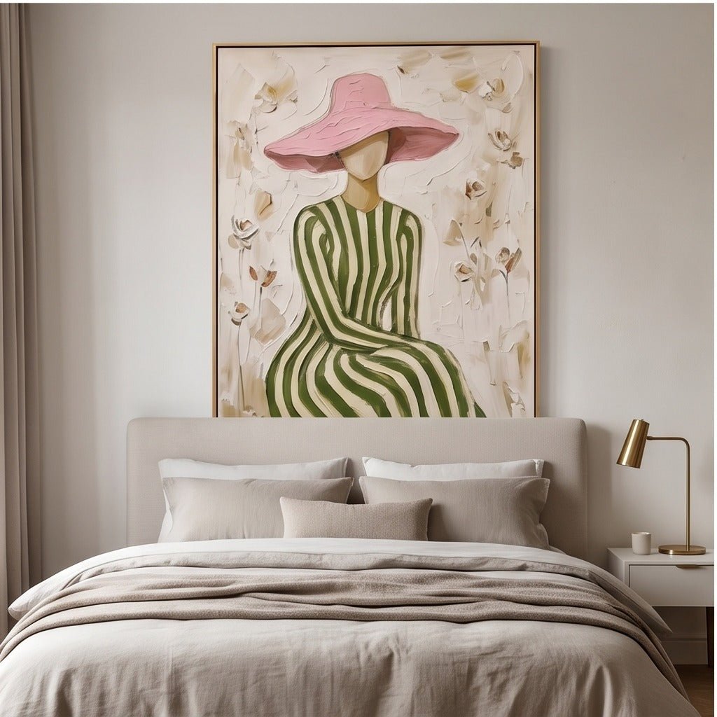 Textured Fashion Woman Wall Art #TO086 - Tactile Atelier