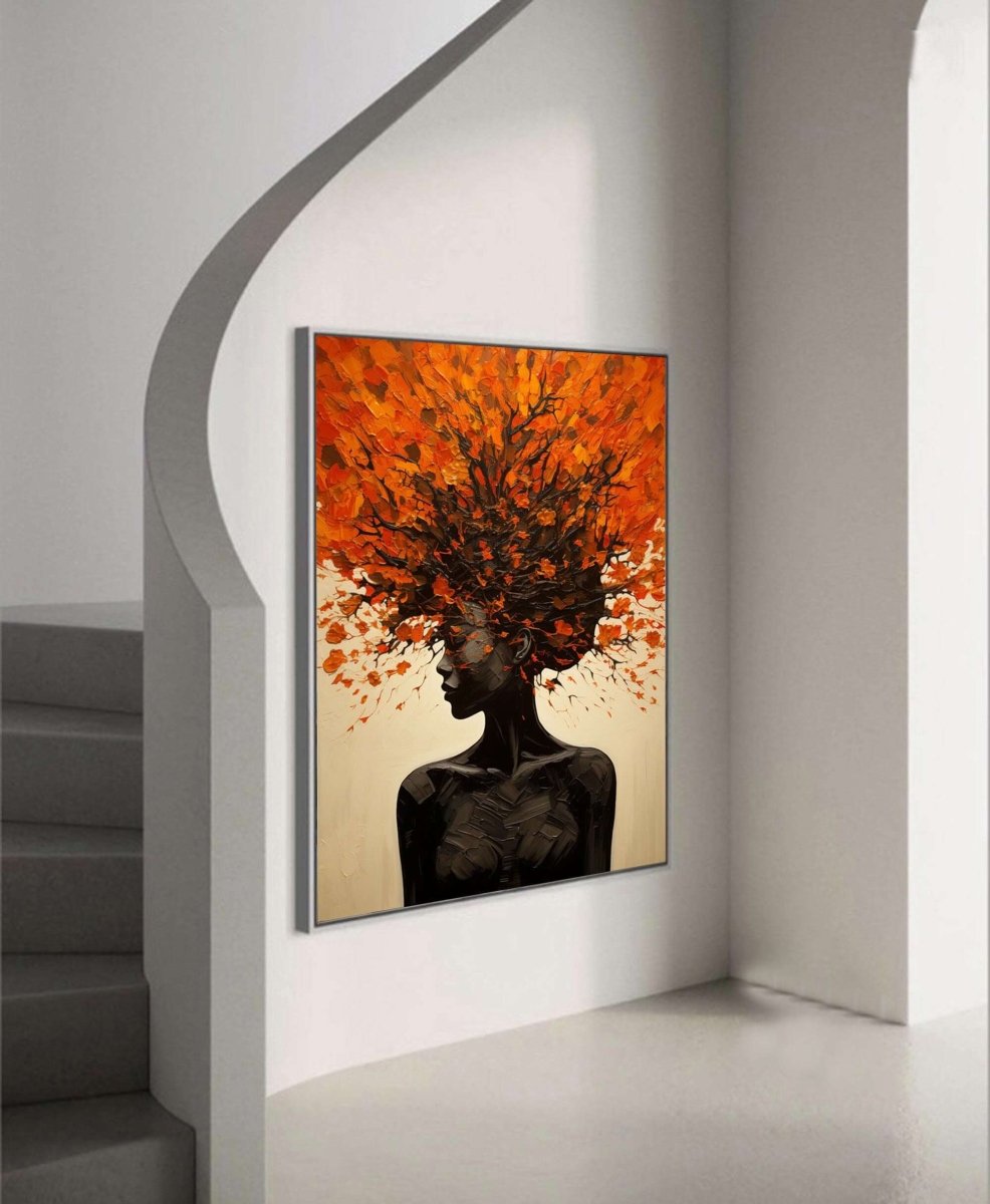 Textured Figurative Abstract Wall Art MT815 - Tactile Atelier