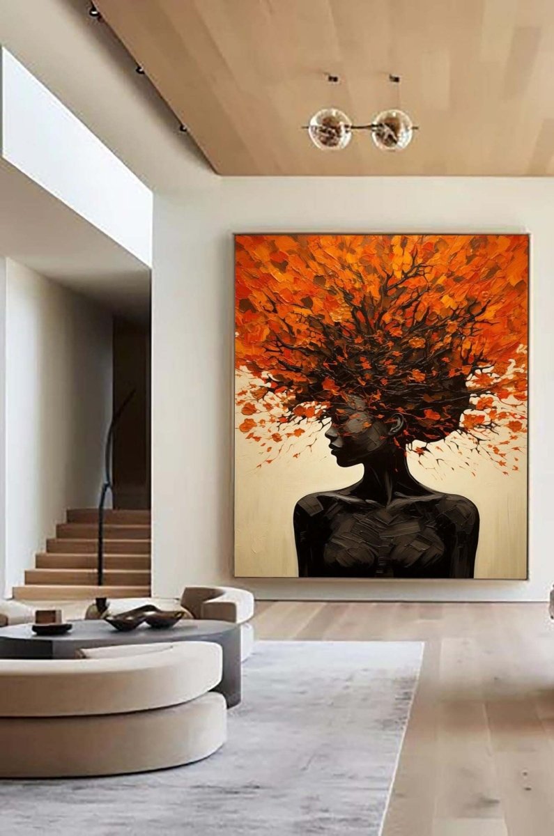 Textured Figurative Abstract Wall Art MT815 - Tactile Atelier