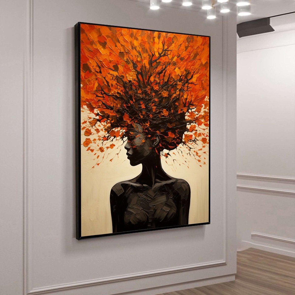 Textured Figurative Abstract Wall Art MT815 - Tactile Atelier