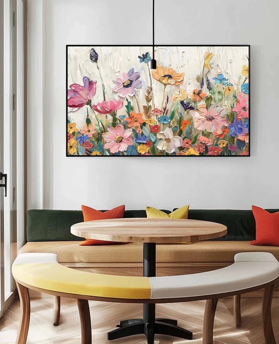 Textured Floral Wall Art TF322 - Tactile Atelier