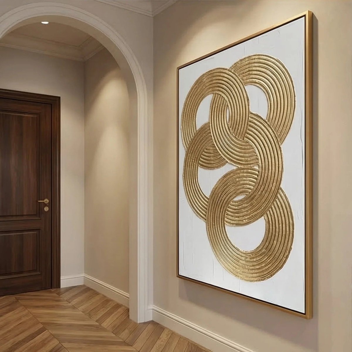 Textured Geometric Wall Art MT642 - Tactile Atelier