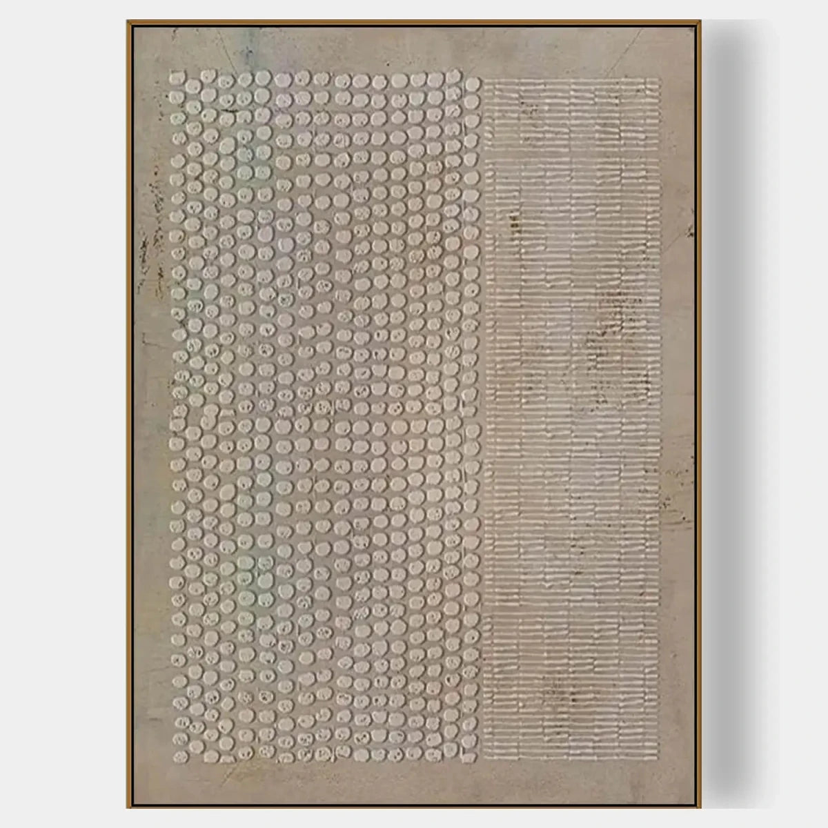 Textured Neutral Abstract Wall Art MT333 - Tactile Atelier