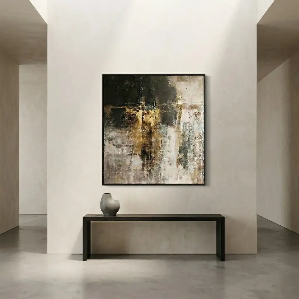 Textured Neutral Abstract Wall Art TA104 - Tactile Atelier