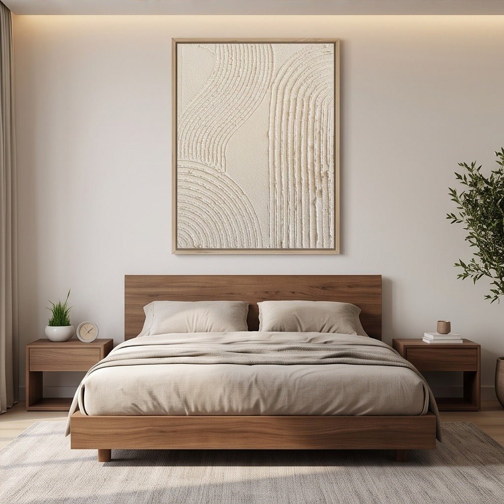 Textured Neutral Abstract Wall Art TO157 - Tactile Atelier