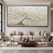 Textured Neutral Tree Wall Art MT349 - Tactile Atelier