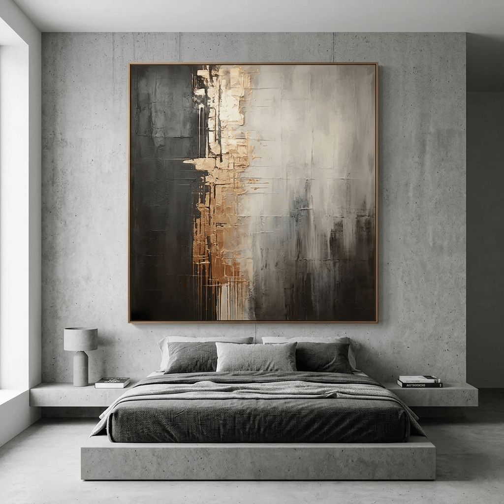 Urban Radiance – Textured Abstract Wall Art - Tactile Atelier