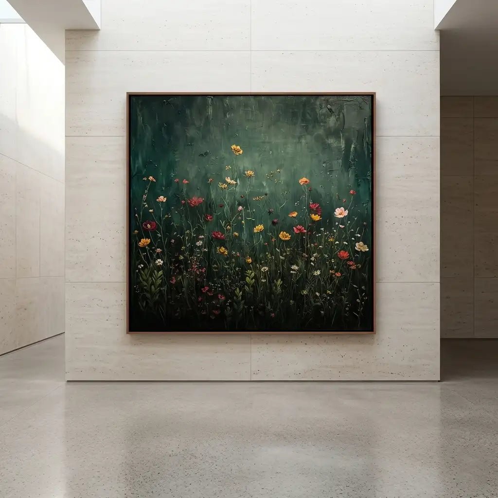 Vibrant Floral Wall Art TF132 - Tactile Atelier