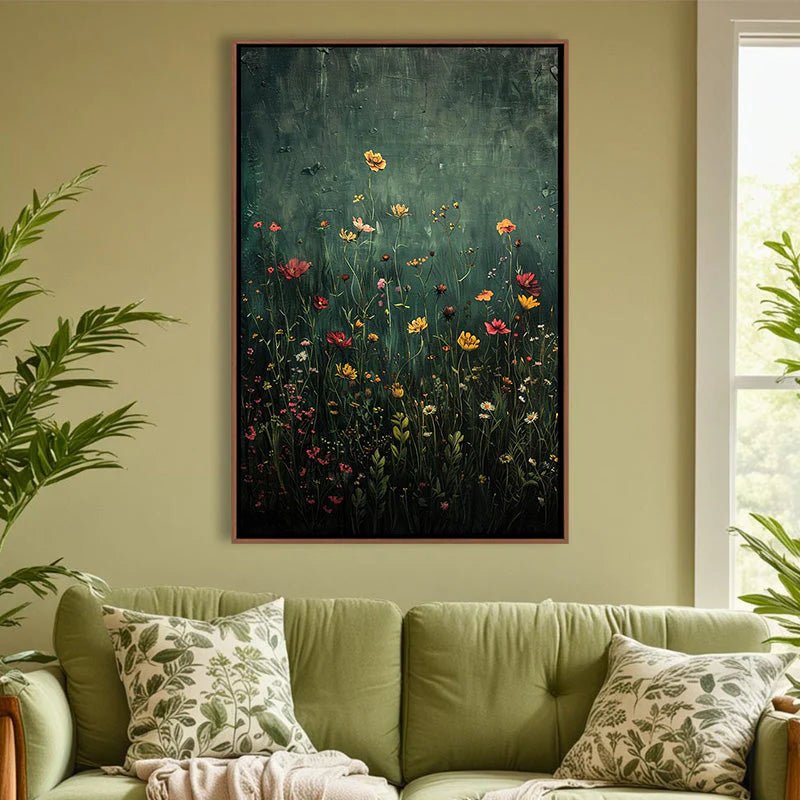 Wild Meadow Bloom – Floral Wall Art - Tactile Atelier