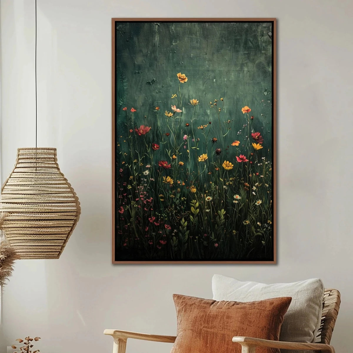 Wild Meadow Bloom – Floral Wall Art - Tactile Atelier