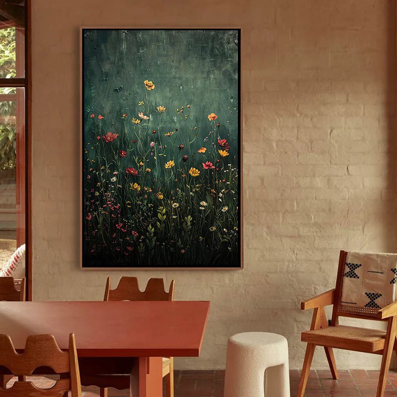 Wild Meadow Bloom – Floral Wall Art - Tactile Atelier